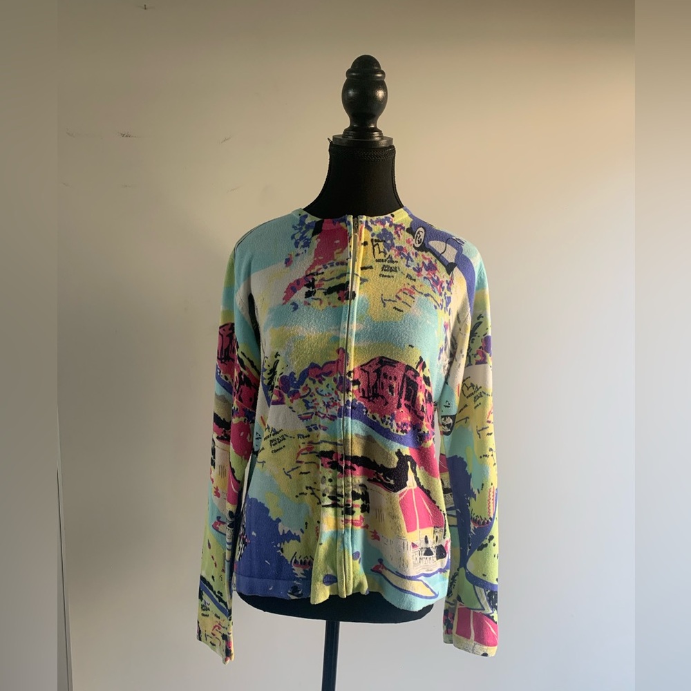 Vintage Tabi print cardigan